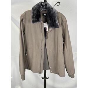 $319 Paige Barrymont Jacket Brown Size S